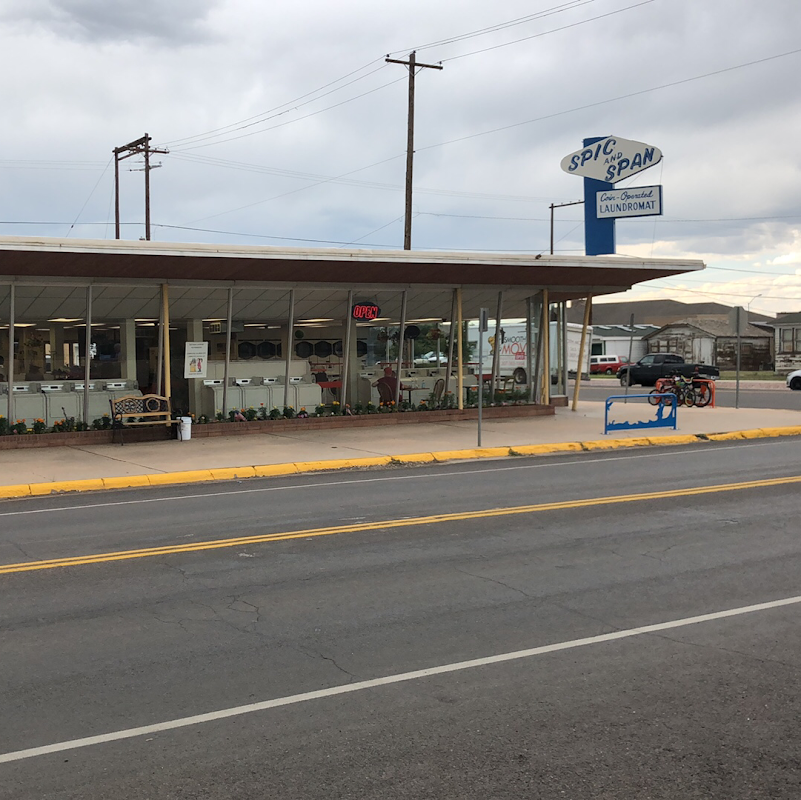 Spic and Span Laundromat laundromat interior in Laramie, WY