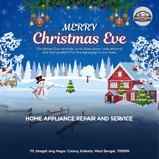 "Warmest wishes on Merry Christmas Eve from Home Appliance Repair and Service, Kolkata! May your… post image