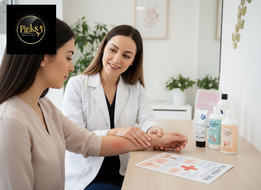 Noticing sudden redness, itching or burning after using a new cream or face wash? Pinks Beauty Cl… post image