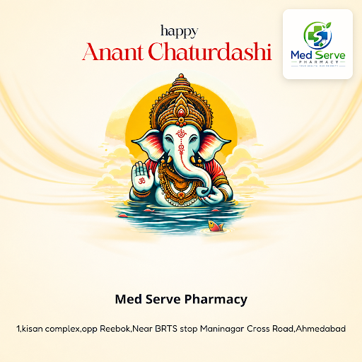 Med Serve Pharmacy wishes you a blessed Anant Chaturdashi. Trusted supplier of prescription medic… post image