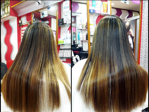 Need Highlights on your Hair? Blond, Golden & Copper Highlights are mixed to Create this Look. Vi… post image