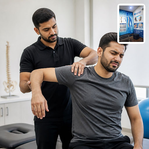 Struggling with nagging shoulder pain that just won’t go away? At Dr. Bajrang Chiropractic Spine…