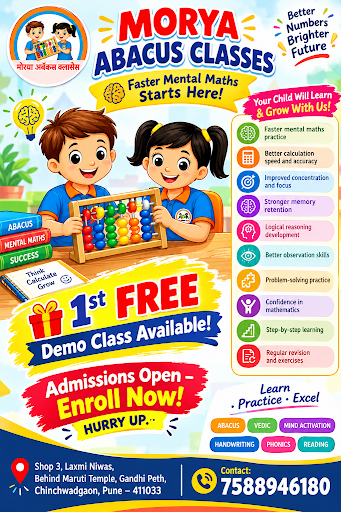 MORYA ABACUS CLASSES post image