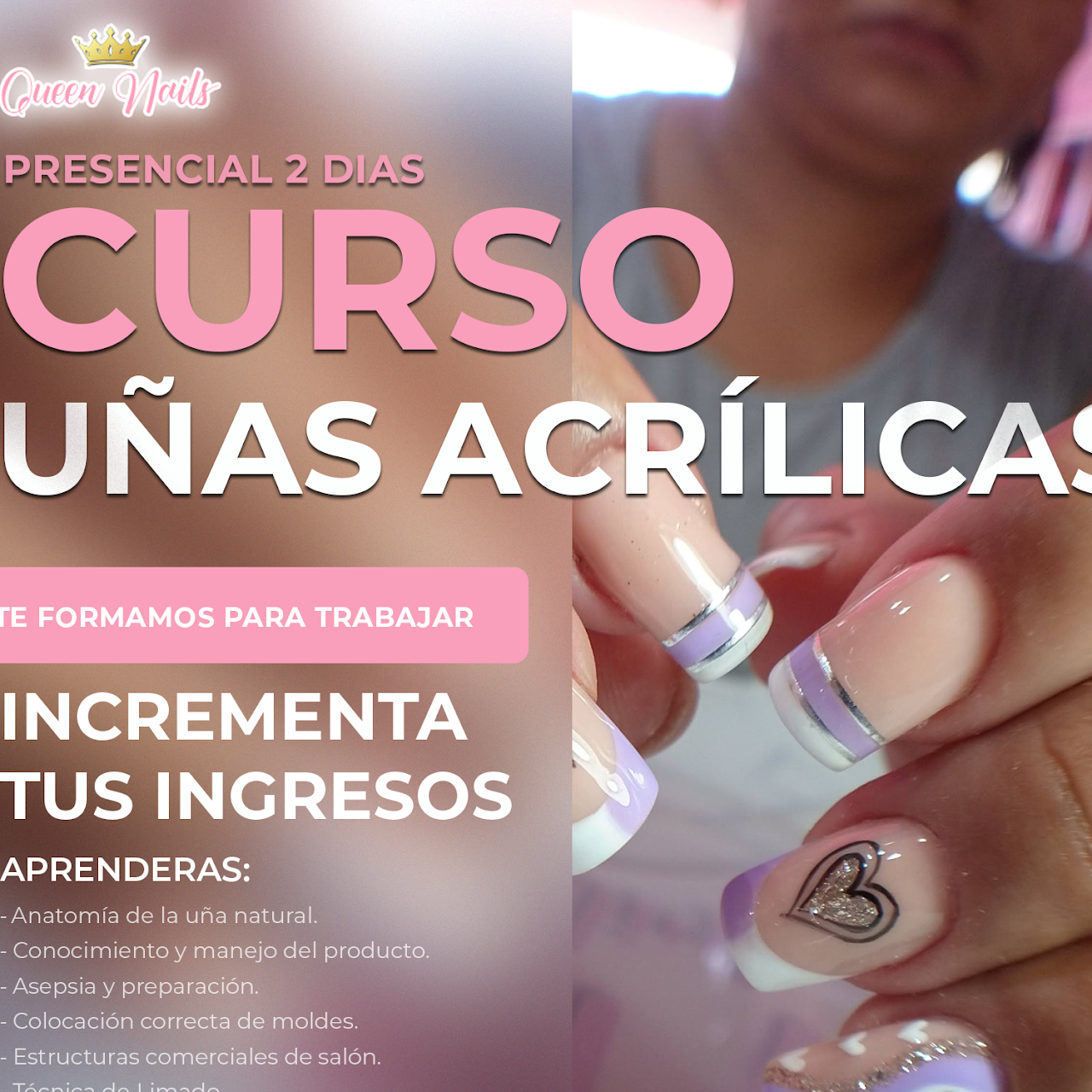 Queen Nails Uñas Acrilicas, Semipermanente, Manicure & Pedicure, Spa de  Manos, Curso de Uñas y Pies, Uñas en Gel en ibague - Salón De Uñas