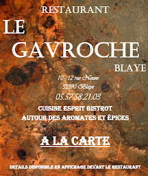 Photo n°5 de Le Gavroche Blaye Restaurant / Brasserie à Blaye (Restaurant français)