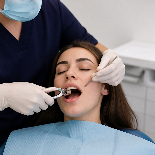 Worried about tooth removal pain? At Dr. Vishakha's Insight Dentistry Dental Clinic, Solapur, we… post image