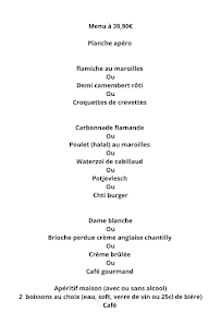 Menu L'gaiette Page 1