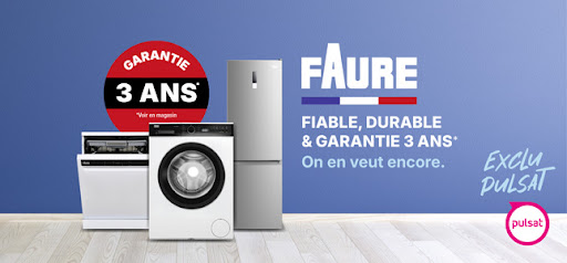 Depuis 165 ans, Faure fait partie du paysage des foyers français. Une marque qui a traversé les générations, portée par des valeurs simples et solides : proximité, fiabilité et authenticité. Aujourd’hui, cette histoire continue…

Faure revient avec ce qui a toujours fait sa force : une marque française proche des consommateurs, humaine, sincère et faite pour durer.

Retrouvez les produits Faure en exclusivité dans vos magasins Pulsat