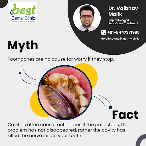 If your tooth stop aching, it needs immediate attention. you might lose your tooth. See a dentist… post image