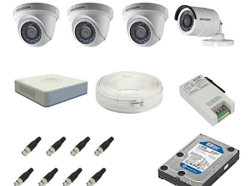 Hik Vision 2MP Full Setup with 1TB HDD Along with 2Bullet Cams and 2Dome Cams@13,990/- post image