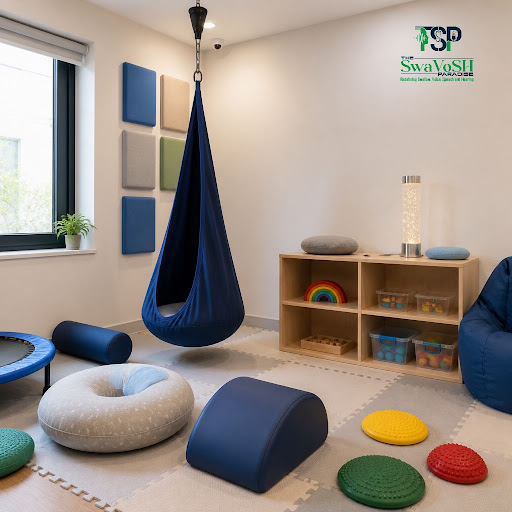 At The SwaVoSH Paradise in Sai Sradha Colony, Bhubaneswar, we design calm, sensory-friendly rooms… post image