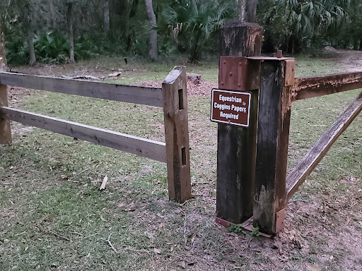 Princess Place Equestrian Trail Head