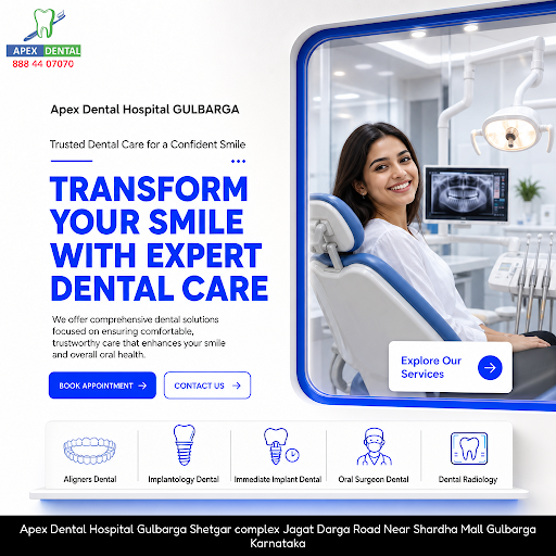 Apex Dental Hospital GULBARGA offers expert aligners dental and dental implants to help you achie… post image