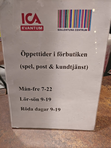 Postombud på ICA Kvantum Sollentuna C - Thumbnail