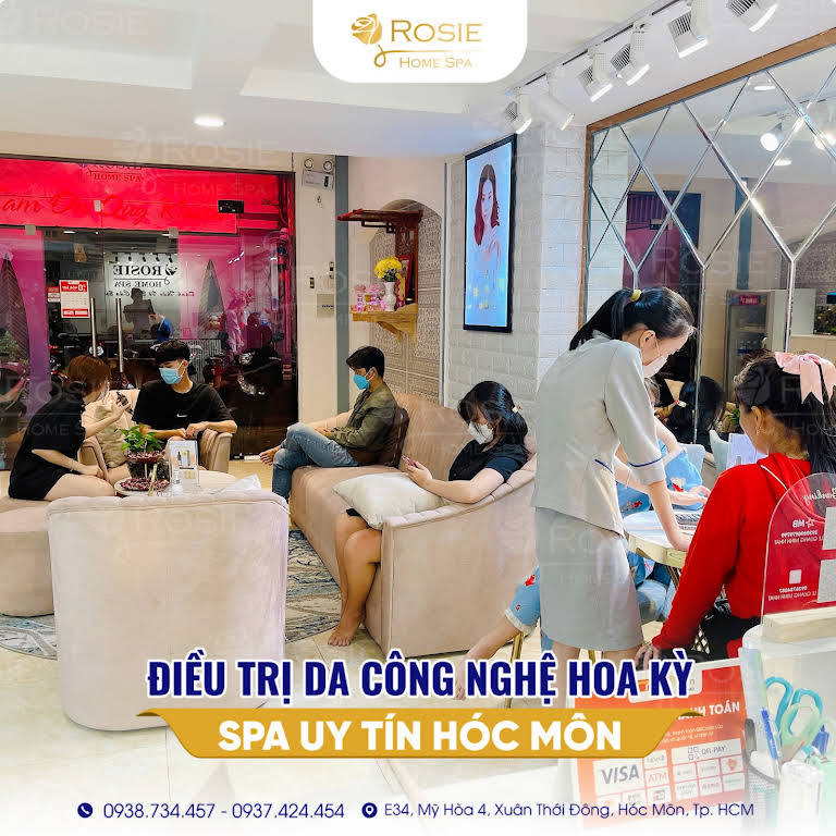 Rosie Home Spa - Spa chúng tôi chuyên điều trị các vấn đề về da như: Mụn  thâm, sẹo rỗ, nám, tàn nhang, mụn thâm lưng/ngực/mông, viêm nang lông.