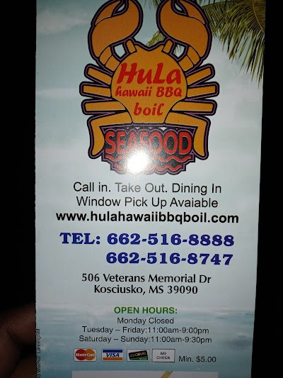 HULA HAWAII BBQ&boilseafood