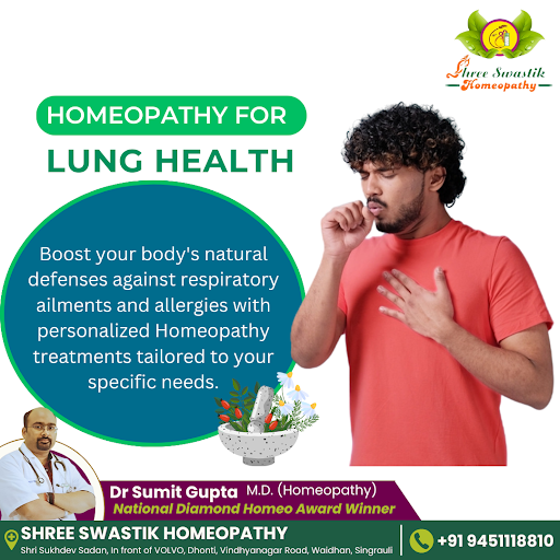 Homeopathy for lung health. Boost your body's natural defenses against respiratory ailments and a… post image