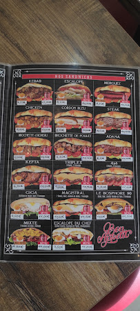 Menu RESTAURANT LE BOSPHORE 90 Page 2