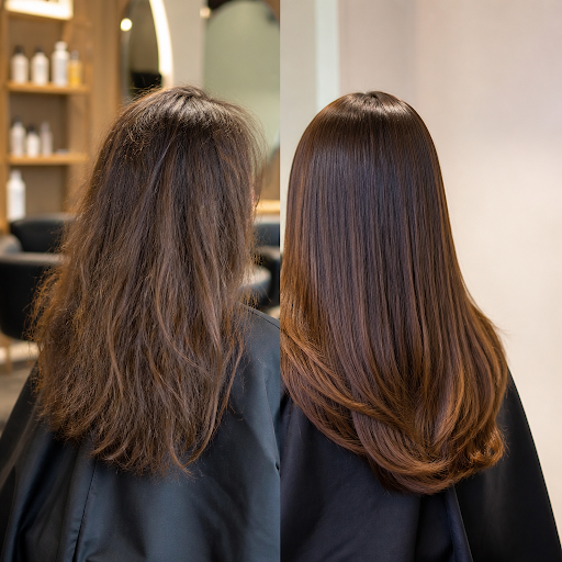 Wondering whether to trust a YouTube tutorial or visit a trusted beauty salon near you? At Hair B… post image