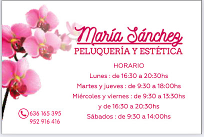 María Sánchez Salón De Belleza Unisex
