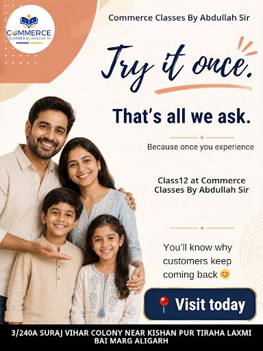 Join Commerce Classes By Abdullah Sir for comprehensive online classes in Class 12, helping stude… post image