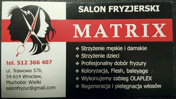 Salon Fryzjerski Matrix Trawowa 57b 54 614 Wroclaw Polska