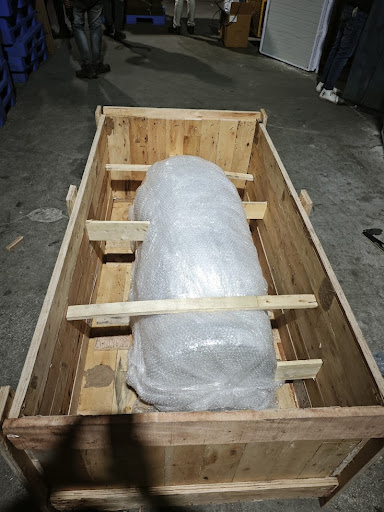 fully protected ply wood box fragile material