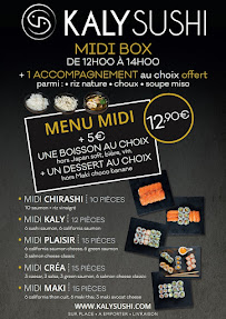 Menu KALY SUSHI ARLES Page 1