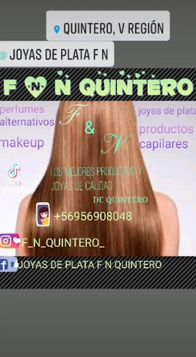 Horarios de F & N Quintero joyas, perfumes, capilares, makeup