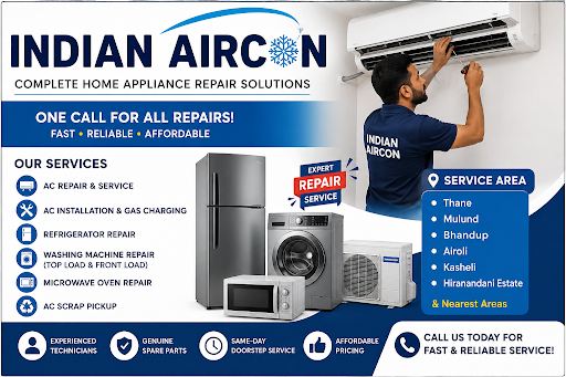 Indian Aircon – Trusted Home Appliance Repair Services