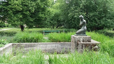 Girl with a water dish