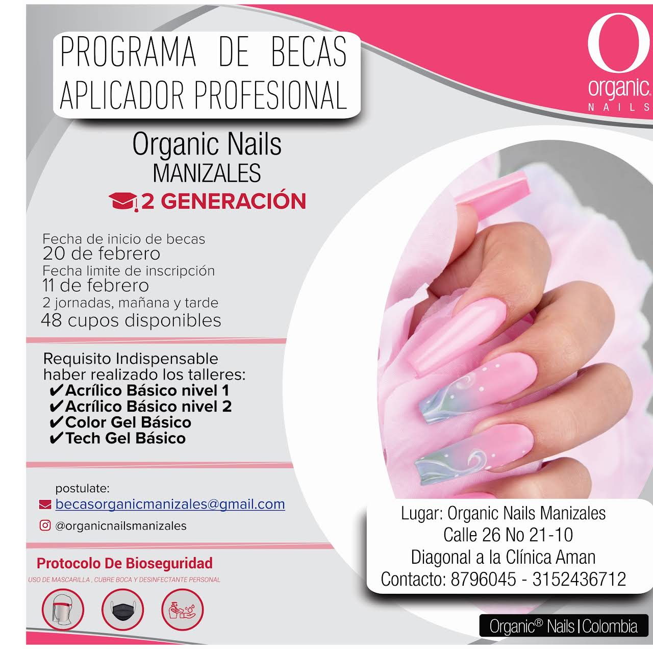 Angela Gómez (Organic Nails Manizales) - Distribución de productos para uñas  acrílicas, en gel, semipermanente de la marca Organic Nails; y productos  para nail art. Manicuría