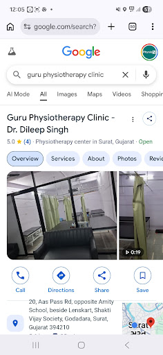 No need to go very far physiotherapy from Godadara or Limbayat now come at best physiotherapy cli…
