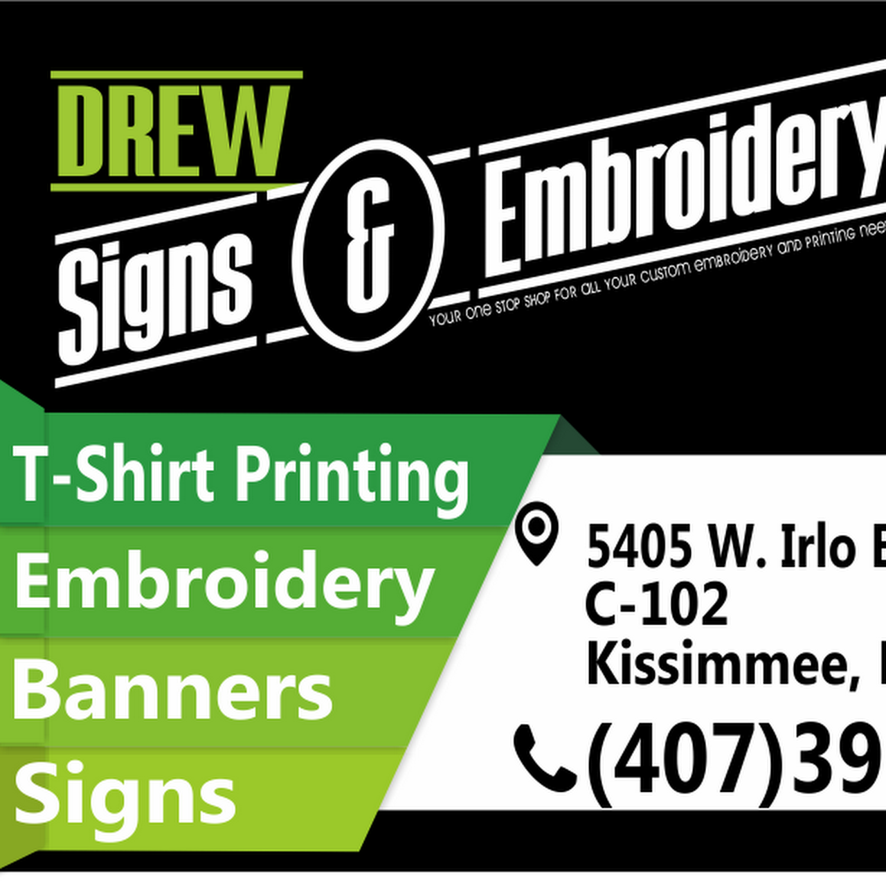 Custom Signs & Embroidery Inc - Graphic Designer in Kissimmee