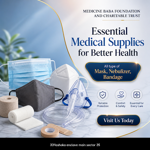 Medicine Baba Foundation and Charitable Trust in Faridabad offers free medicines, all types of ma… post image