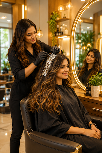 ✨ Hair Highlights & Colour Transformation at EVORRA post image
