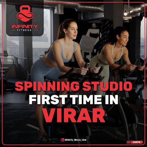 Its for the first time . SPINNING STUDIO AVAILABLE EXCLUSIVELY AT INFINITY FITNESS post image
