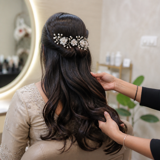 Every dream bridal look starts with strong, glossy hair. At Aanchal makeovers & nail studio in Va… post image