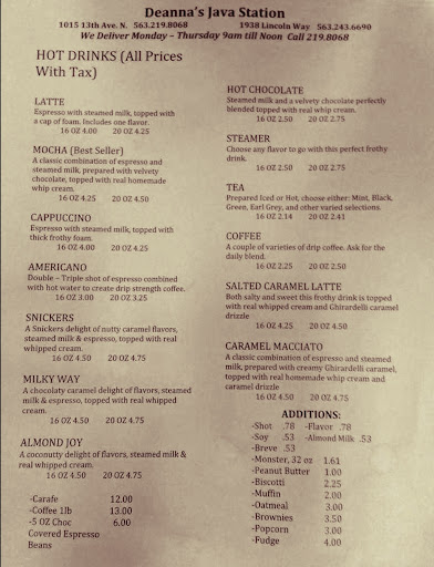 Deanna's Java North - Visual