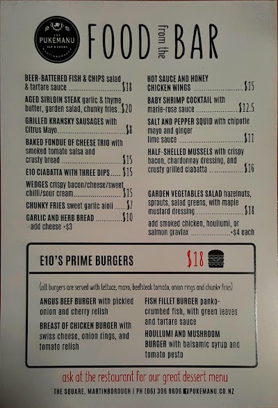 Photos of Pukemanu Bar & Eatery