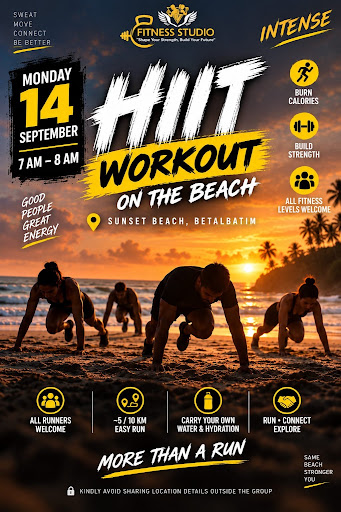 Beach Circuit & HIIT Session