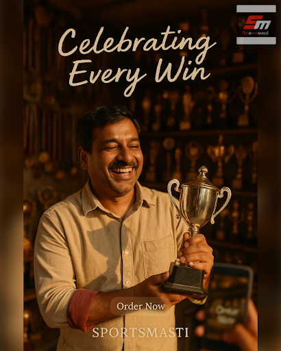 Shine bright with the best! At SPORTSMASTI in Nagpur, our premium metal trophies and medals are t… post image
