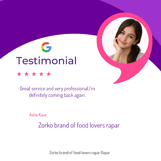 Asha Kaur from Rapar raves about her exceptional dining experience at Zorko brand of food lovers… post image