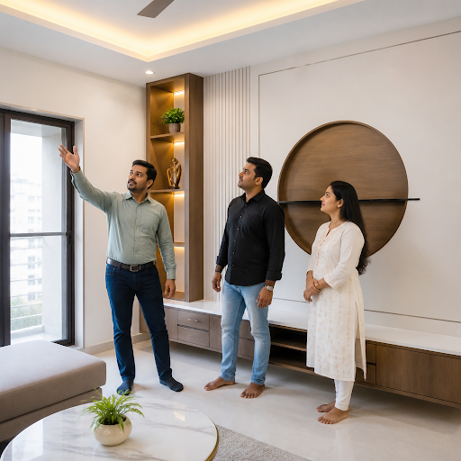 At Rushri Construction Pvt. Ltd. in Bansdroni, Kolkata, every interior project is handled with st… post image