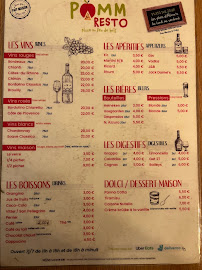 Menu POMM RESTO Page 2