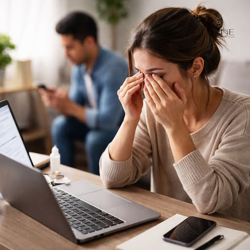 Spending long hours on mobiles, laptops and TVs can leave your eyes dry, tired and strained. At D…