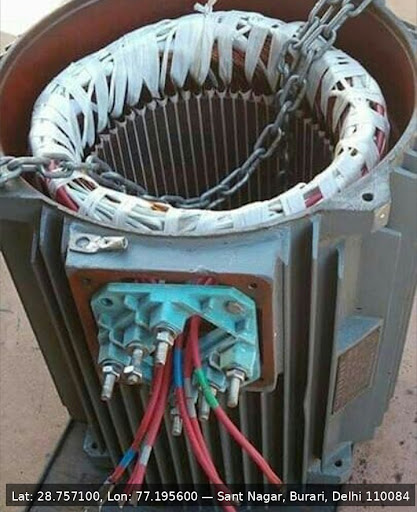 Industrial Motor Rewinding Services for North Delhi Factories ⚡