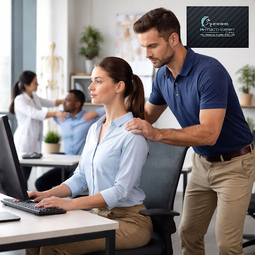 Long hours at the desk can quietly damage your neck, back and shoulders. At Heramb Physiotherapy… post image