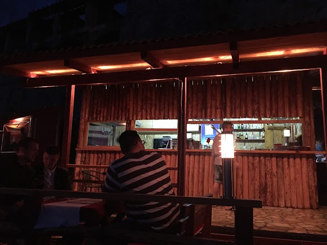 Sunset beach bar