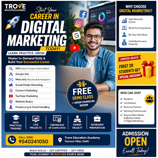 Learn SEO, Google Ads, Meta Ads, Social Media Marketing, Content Marketing, and Freelancing with… post image